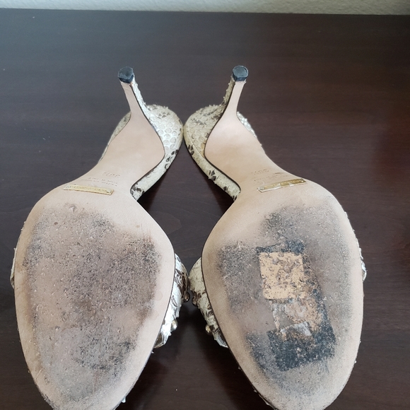 Dolce & Gabbana studded python slide sandals - Picture 4 of 4